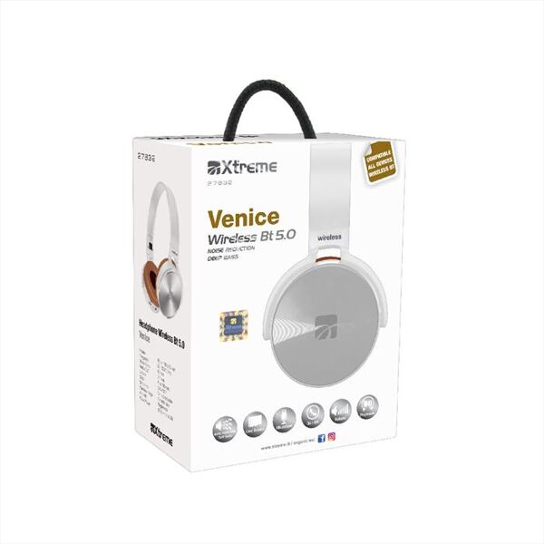 xtreme headphone wireless venice-bianco