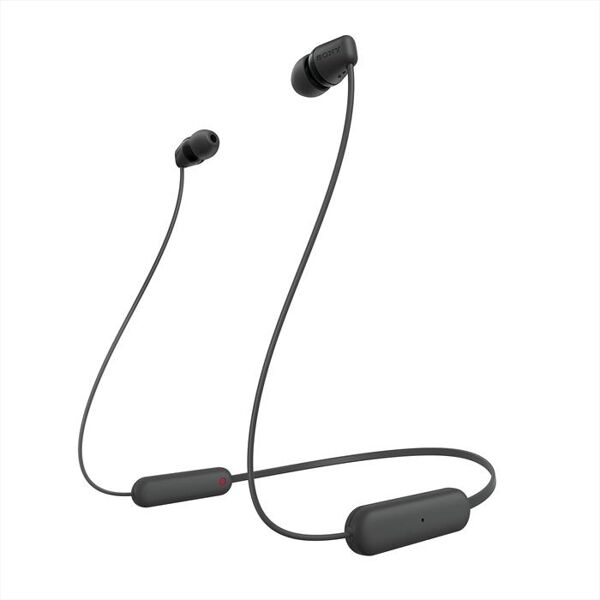 sony cuffie in ear wic100b.ce7-nero