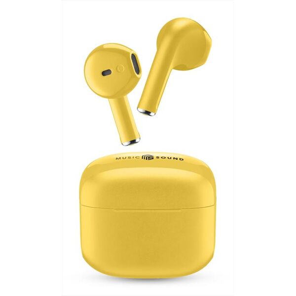 music sound auricolare bluetooth tws swag ms-giallo