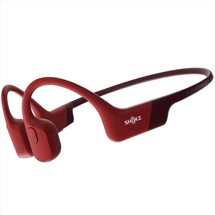 shokz auricolare bluetooth openrun-red