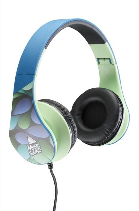 cellular line cuffie a filo musicsoundfan221-multicolore