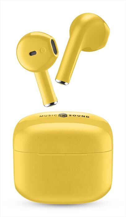 music sound auricolare bluetooth tws swag ms-giallo