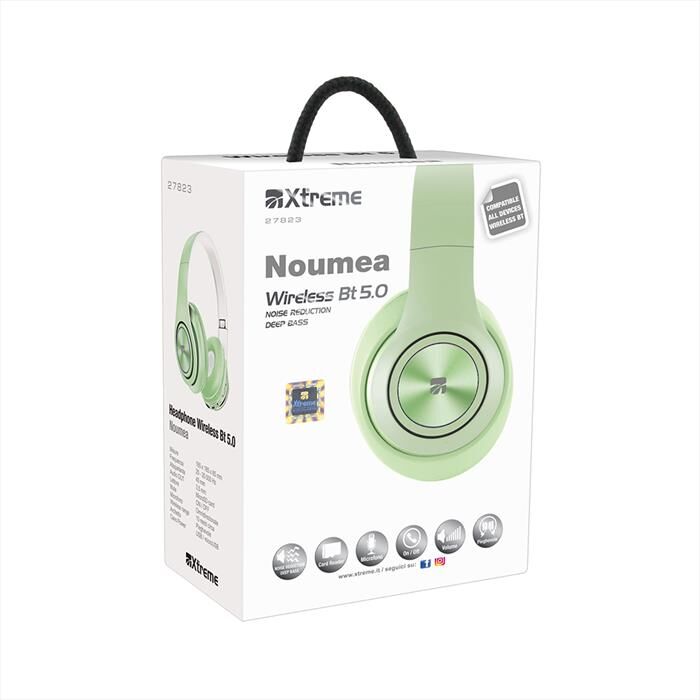 Xtreme Headphone Noumea Wireless Bt 5.0-verde