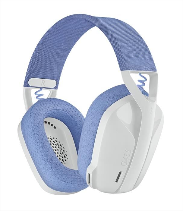 Logitech G435 Lightspeed Wireless Gaming Headset-bianco