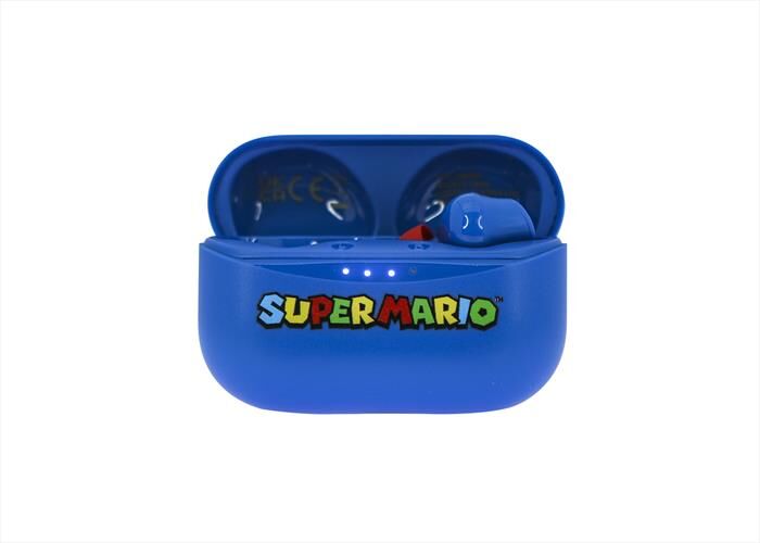 OTL Auricolari Bluetooth Super Mario Earpods-blue