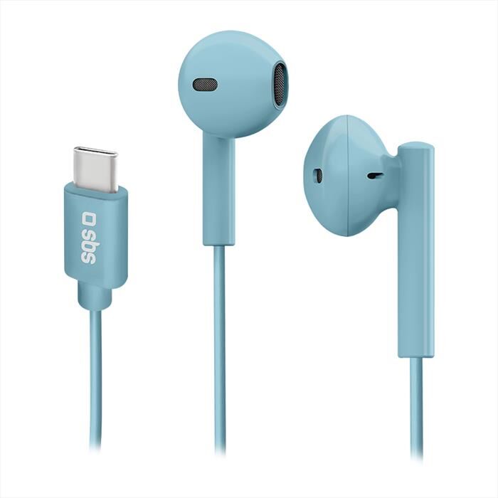 SBS Auricolari Semi In-ear Teeartycmix65a-azzurro