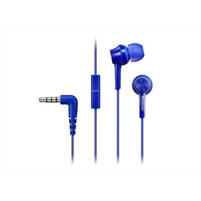 Panasonic Auricolari In-ear Con Cavo Rp-tcm115e-a-blu Panasonic Auricolari In-ear Con Cavo Rp-tcm115e-a-blu