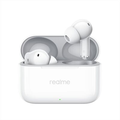 Realme Buds T200 Wireless Ear Buds-snowy White Realme Buds T200 Wireless Ear Buds-snowy White