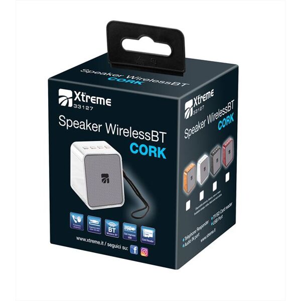 xtreme speaker wireless bt cork-nero