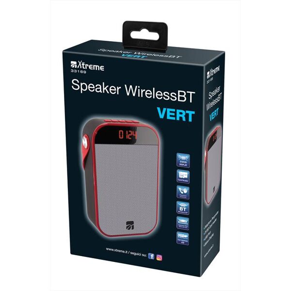 xtreme speaker wireless bt vert-nero/grigio