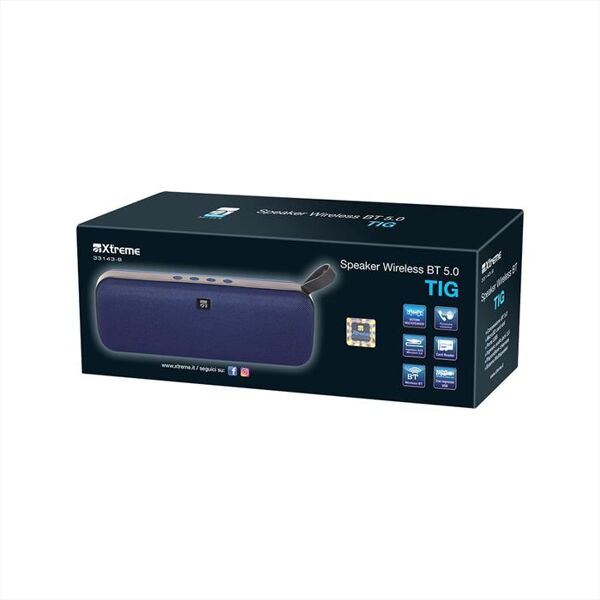 xtreme speaker wireless bt 5.0 tig-blu