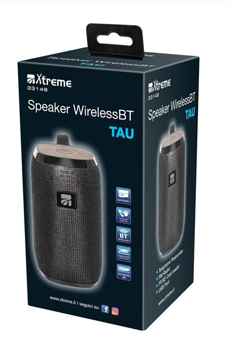 Xtreme Speaker Wireless Bt Tau-nero