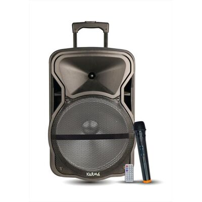 KARMA Diffusore Amplificato Con Radiomicrofono Deep 12-nero KARMA Diffusore Amplificato Con Radiomicrofono Deep 12-nero