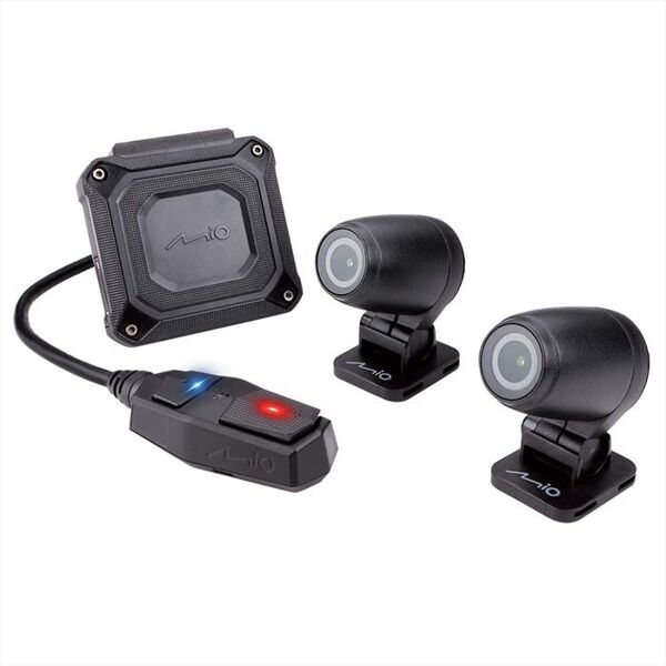 mitac dashcam mivue m760d dual-nero