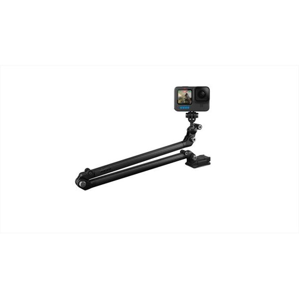 gopro supporto per fotocamera boom + adhesive mounts-nero