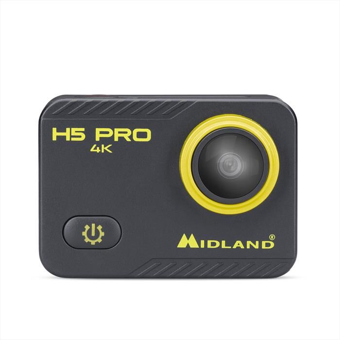 midland action cam h5 pro-nero