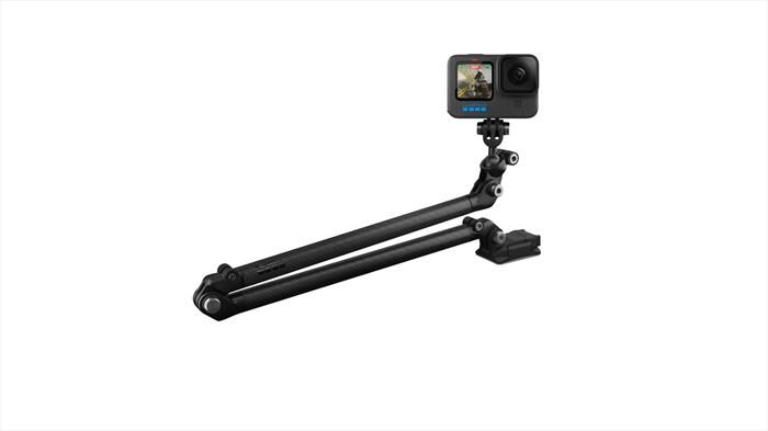 gopro supporto per fotocamera boom + adhesive mounts-nero