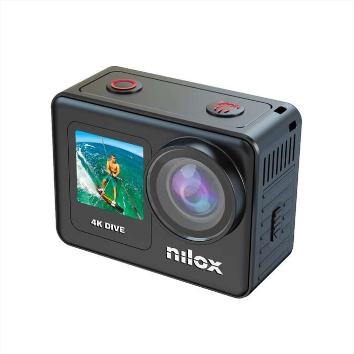 NILOX Action Cam 4kdive-nero