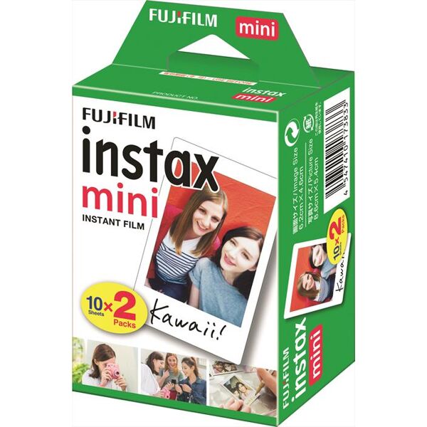 fujifilm instax mini eu 2 glossy(10x2/pk)-bianco