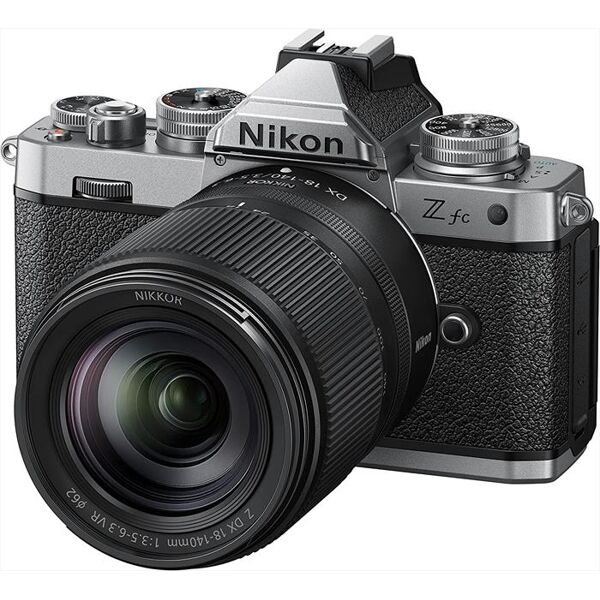 nikon fotocamera z fc sl + z dx 18-140 vr + sd-silver