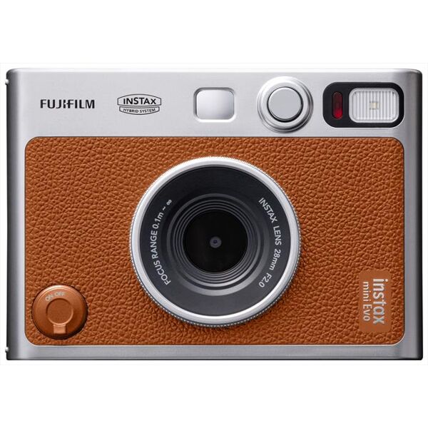 fujifilm macchina istantanea instax mini evo-marrone