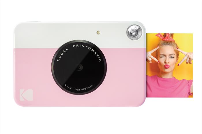 kodak fotocamera compatta printomatic-rosa