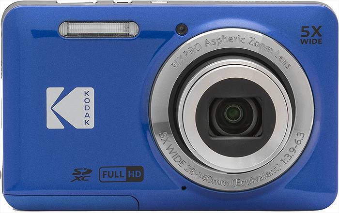 kodak fotocamera compatta fz55 5x zoom-blu