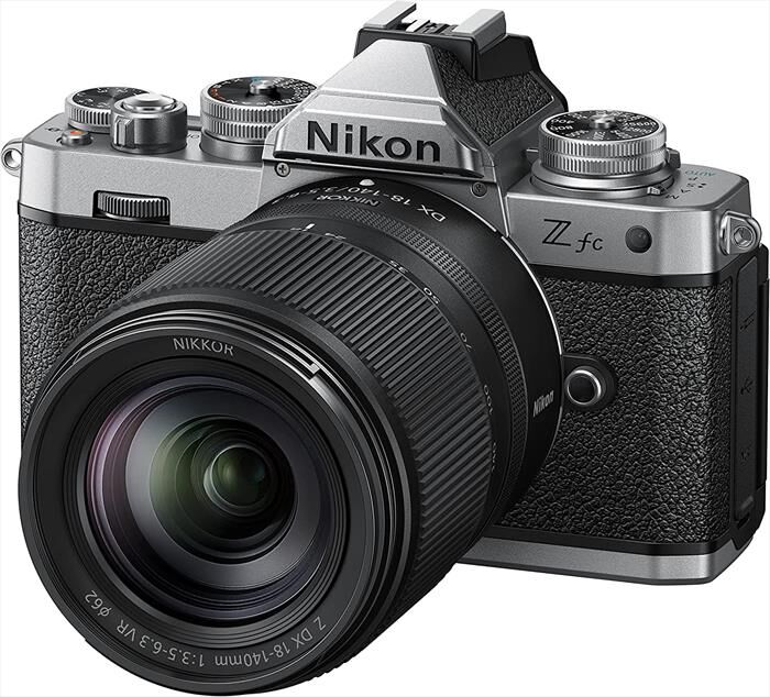 nikon fotocamera z fc sl + z dx 18-140 vr + sd-silver