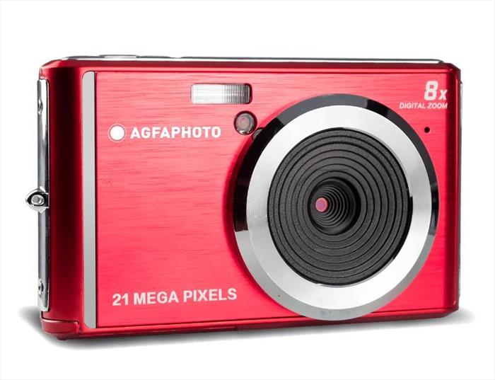 AGFA Fotocamera Compatta Kf520r-rosso