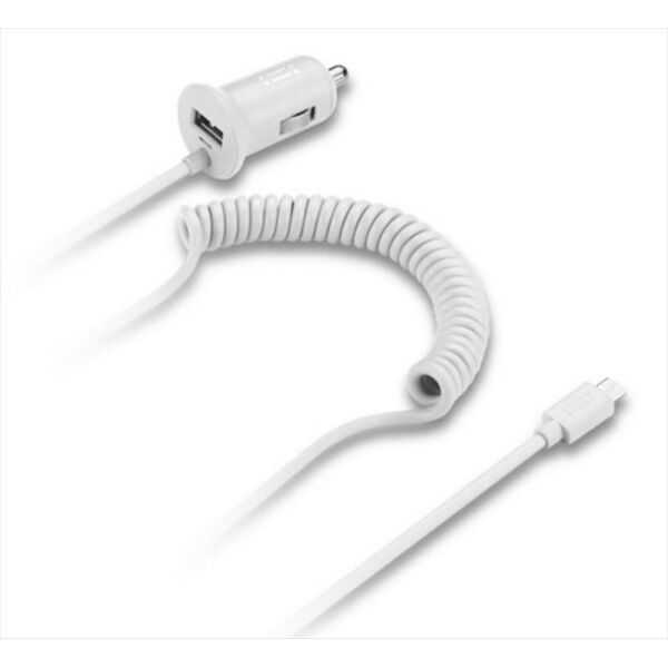 aiino samsung car charg 1usb2.4a built-in-bianco