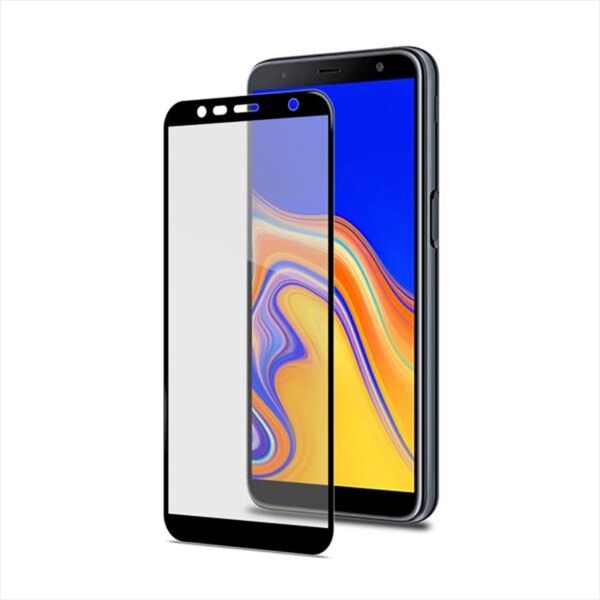 celly vetro prot. bordi colorati per galaxy j6+-trasparente/vetro