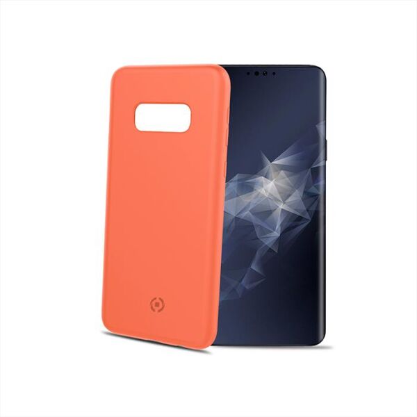 celly shock892or cover shock per galaxy s10 lite-arancio/pvc