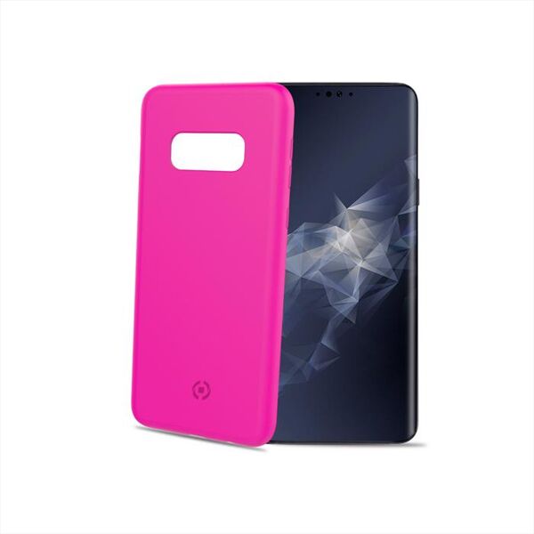 celly shock892pk cover shock per galaxy s10 lite-rosa/pvc