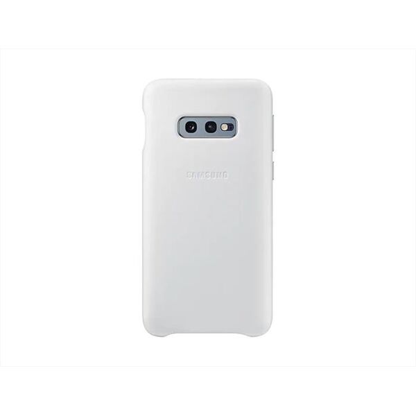 samsung leather cover galaxy s10 e-bianco