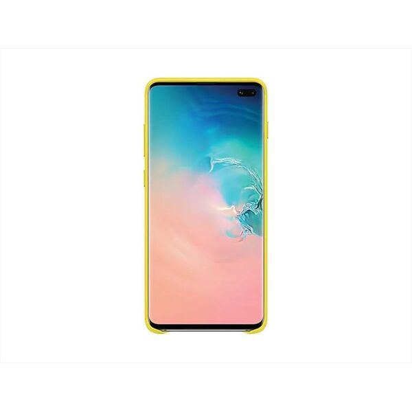 samsung leather cover galaxy s10+-giallo