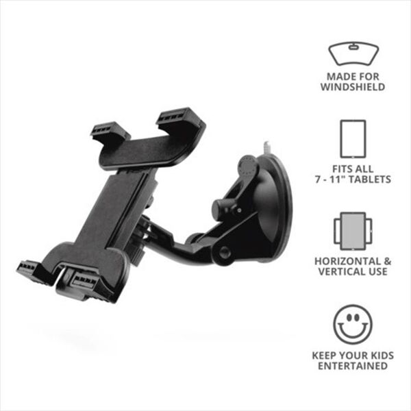 trust turo tablet windshield car holder-black