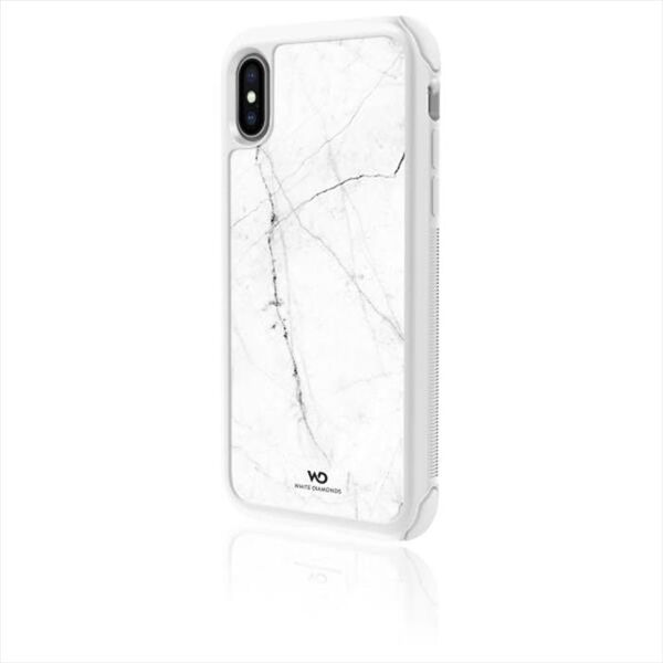 white diamond 1370tmc47 cover iphone xs/ iphone x-bianco