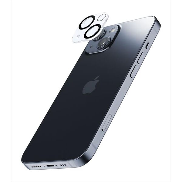 cellular line tempered glass cameralensiph14 per iphone 14/plus-trasparente