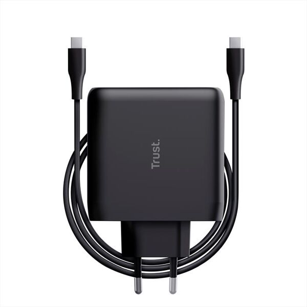 trust caricabatteria usb-c maxo 100w usb-c-black