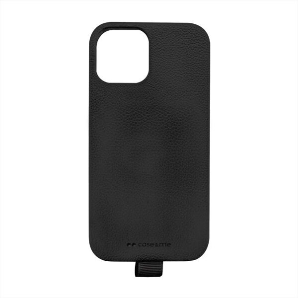 caseme cover ecoleather cmcovpuip1461k per iphone 14-nero