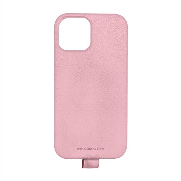 caseme cover ecoleather cmcovpuip1461p per iphone 14-rosa