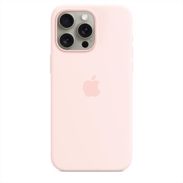 apple iphone 15 pro max silicone case-rosa confanetto