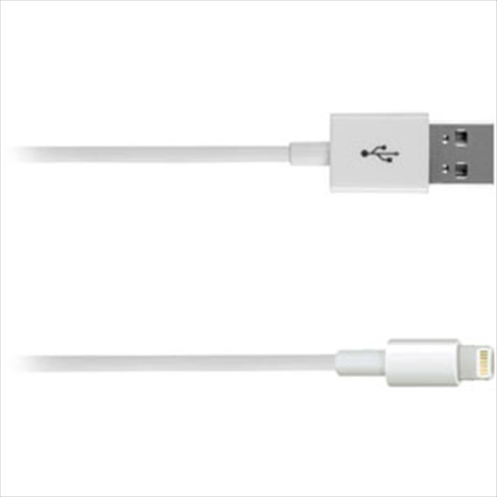 cellular line cavo connettore lightning-usb per iphone 5-bianco