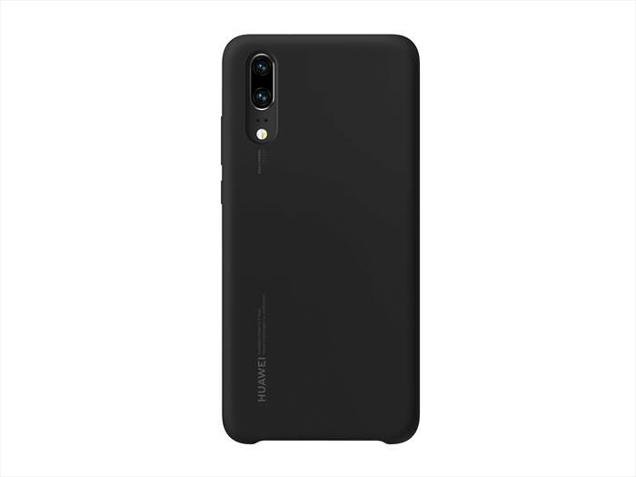 huawei p20 silicon gel case-nero