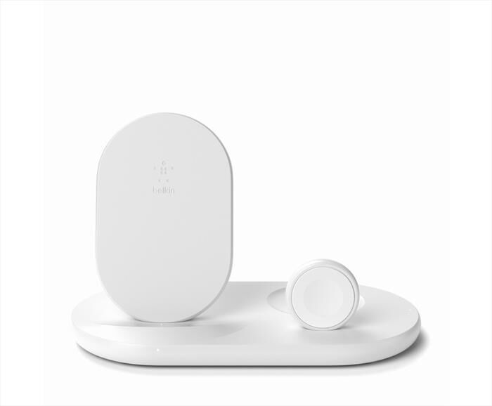 belkin supporto wireless 3 in 1 stand + watch + airpods-nero