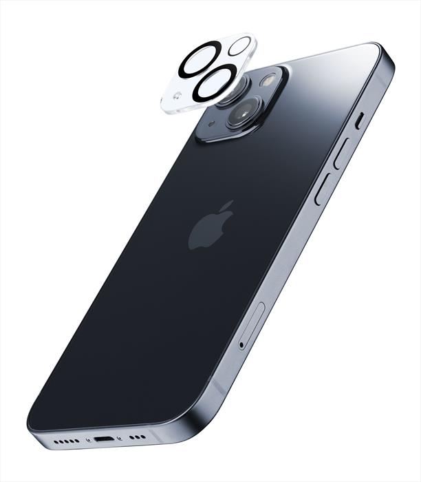 cellular line tempered glass cameralensiph14 per iphone 14/plus-trasparente