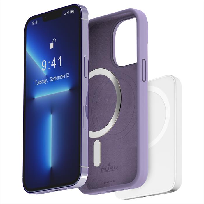 puro cover icon mag puipc14p61iconmlvd per iphone 14pro-tech lavender