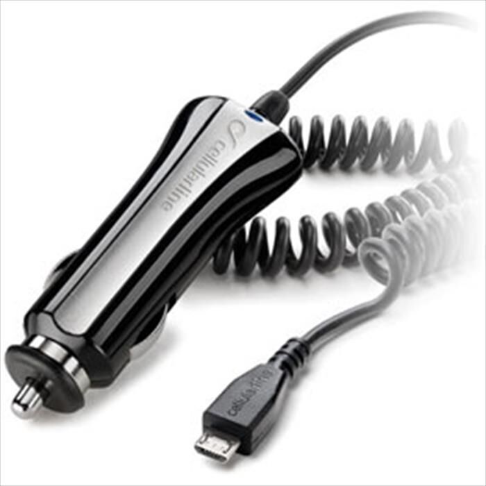 Cellular Line Caricabatterie Da Auto Micro Usb-nero