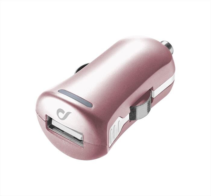 Cellular Line Caricabatteria Auto Iphone Usb Capacità  2000 Mah-rosa