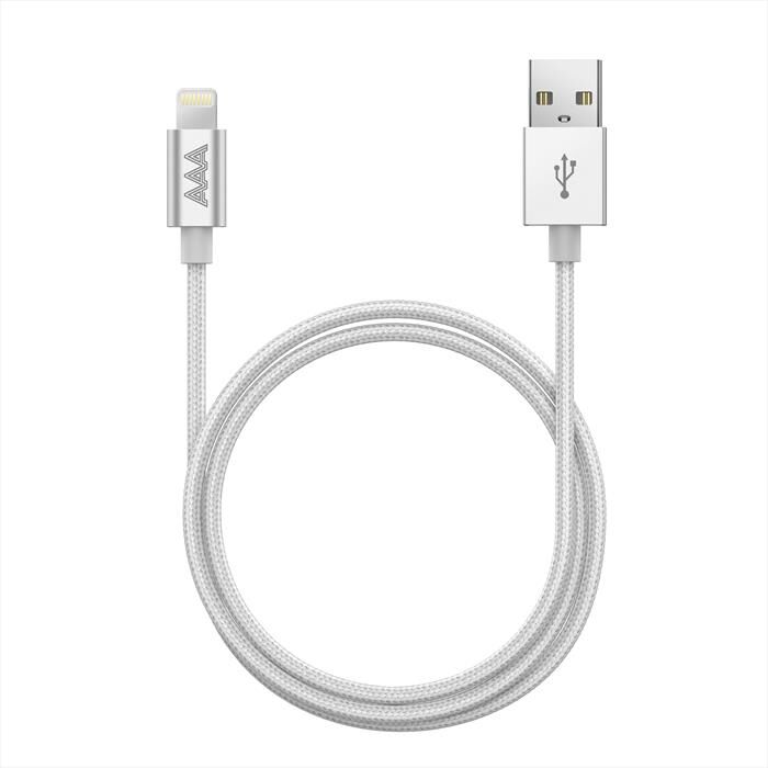 AAAMAZE Aluminum Lightning Cable 1m-silver